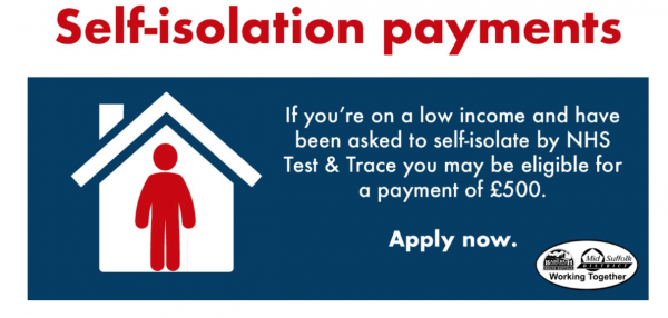 Self isolation payments